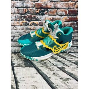 Nike KD Trey‎ 5 Basketball Shoes Sneakers Teal Yellow Clear Jade Sz 13
